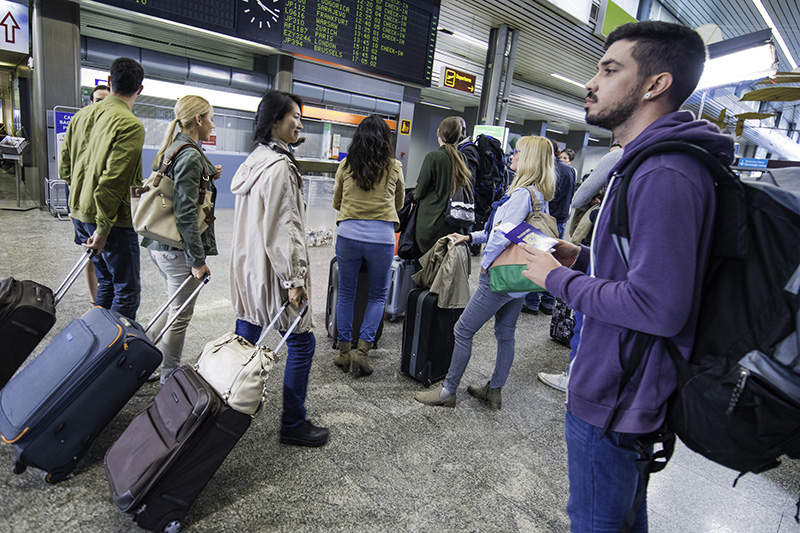 Baggages avion embarquement