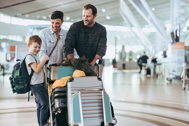 Porte-bagage spécifique siège enfant - Amsterdam Air