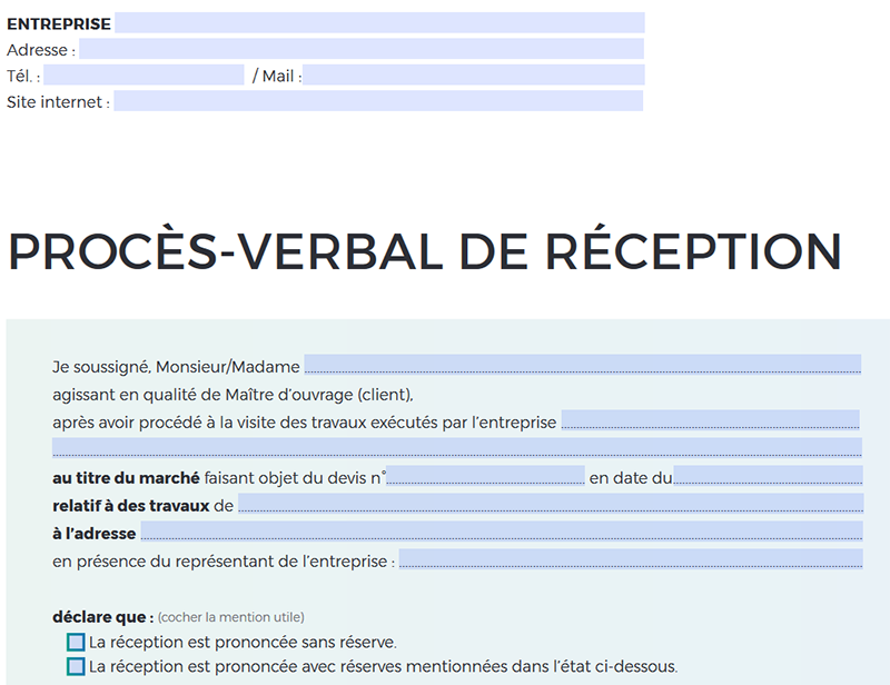 Réception des travaux : de nouveaux outils pour rédiger le procès-verbal !  | Institut national de la consommation