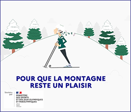 Cet hiver pour que la montagne reste un plaisir avec le ministère des Sports et des Jeux Olympiques et Paralympiques