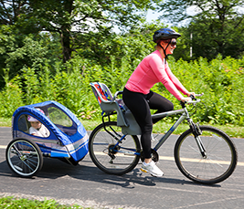 Vous transportez vos enfants à vélo 