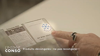 Produits décongelés : ne pas recongeler !