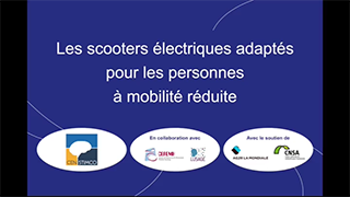 Les scooters électriques adaptés pour les personnes à mobilité réduite avec le CEN STIMCO