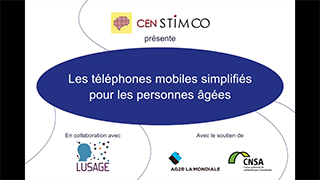 Les téléphones mobiles simplifiés pour les personnes âgées 